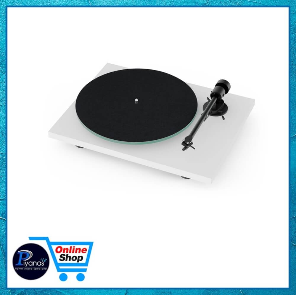 เครื่องเล่นแผ่นเสียง PROJECT:T-1 BLUETOOTH (พร้อมหัวเข็ม ORTOFON รุ่น OM5E) (สีขาว)